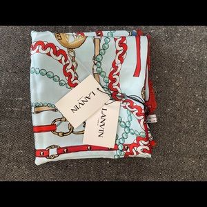 Brand new Lanvin Paris silk scarf